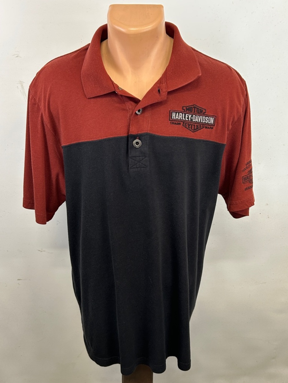 Harley-Davidson short sleeve polo shirt. L - Picture 1 of 7